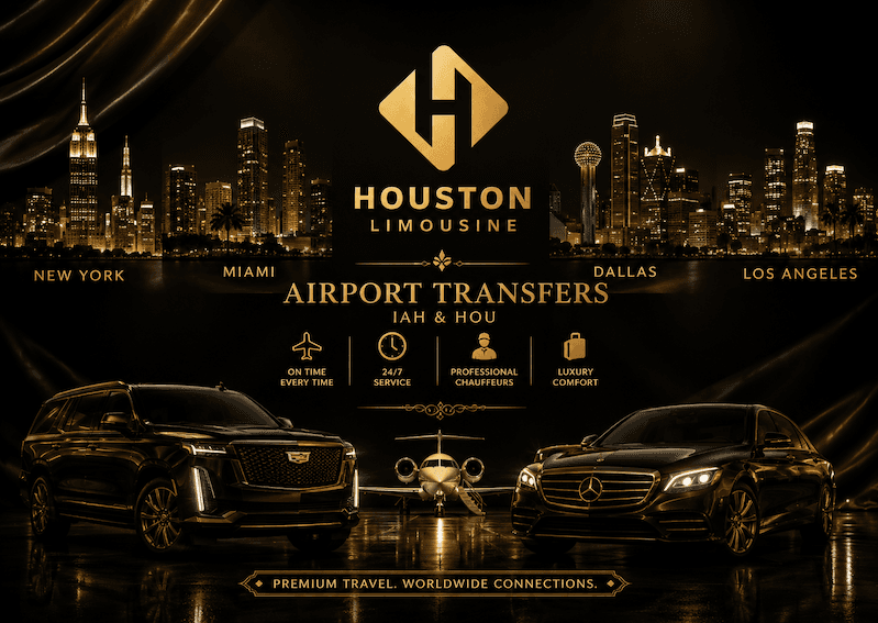 Luxury black sedan and SUV services